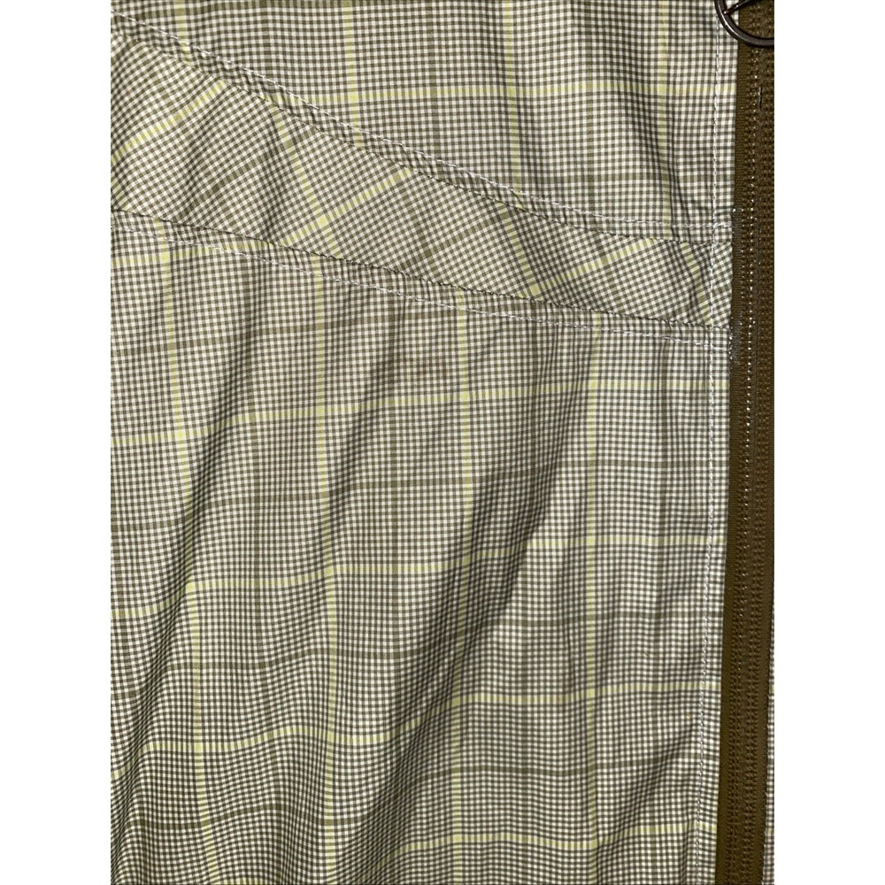 Vintage Nike Air Jordan Members Only Windbreaker Jacket Green/Checker Size XXLT - Picture 10 of 15